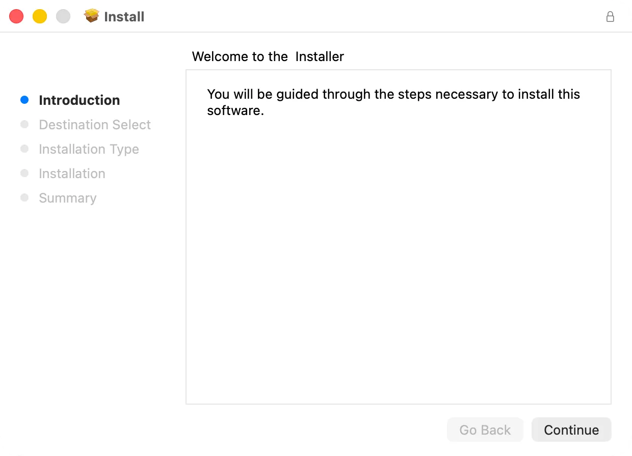 The first screen of the NordVPN installer